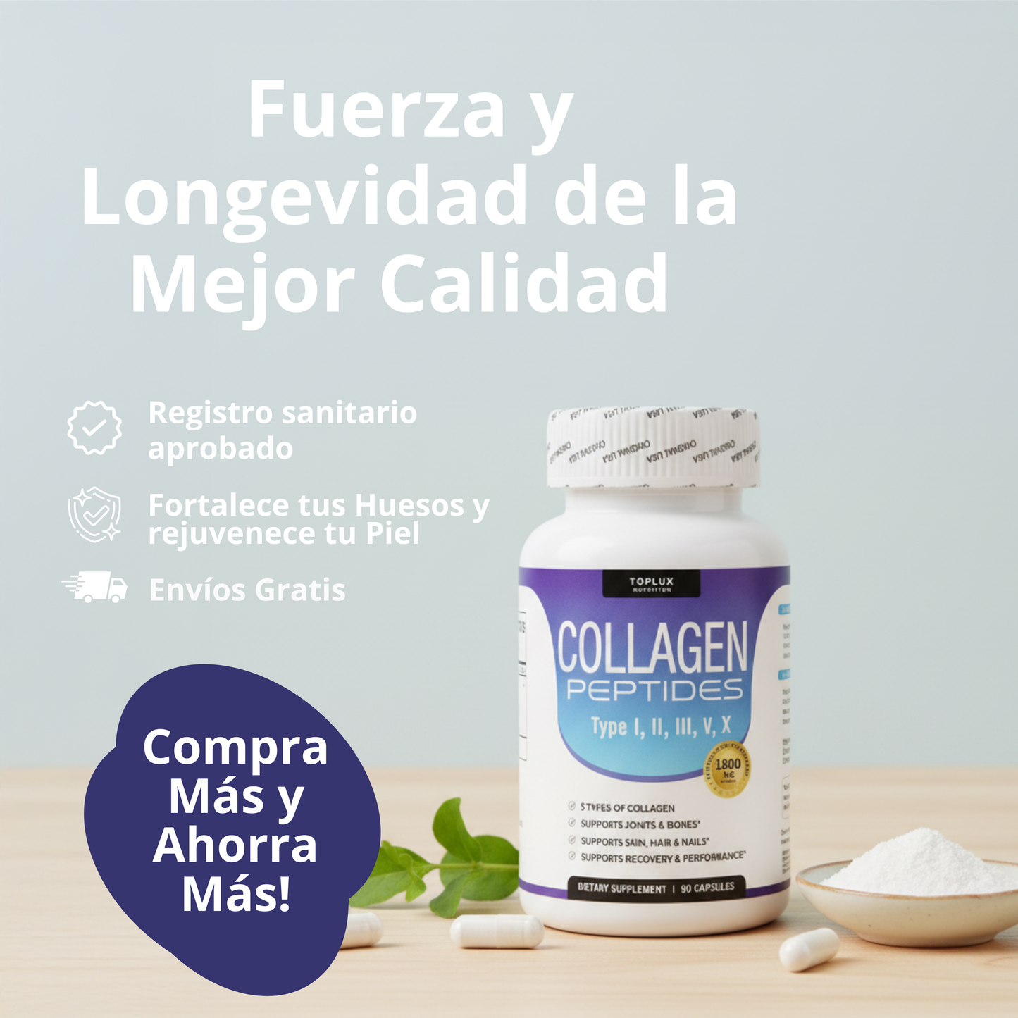 PEPTIDOS DE COLAGENO TOPLUX